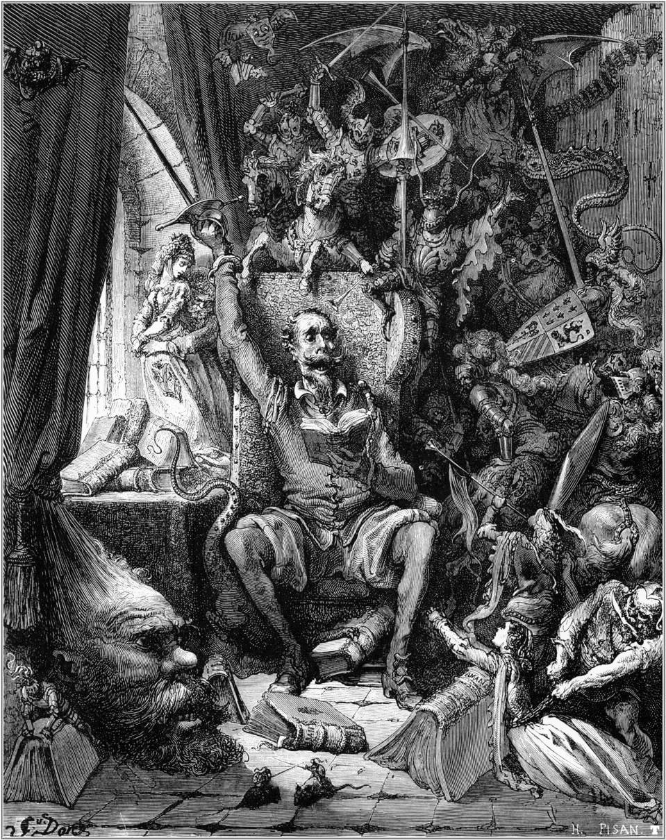 Click to enlarge Don Quixote (Doré illustration)