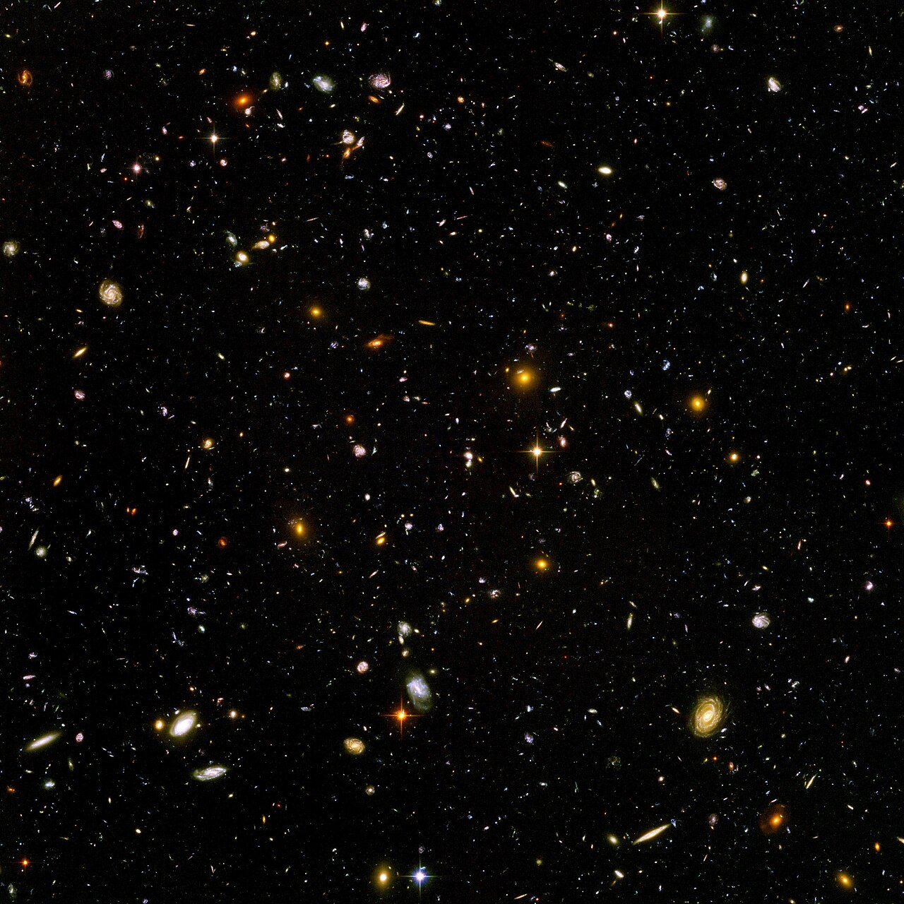 Click to enlarge Hubble Ultra Deep Field