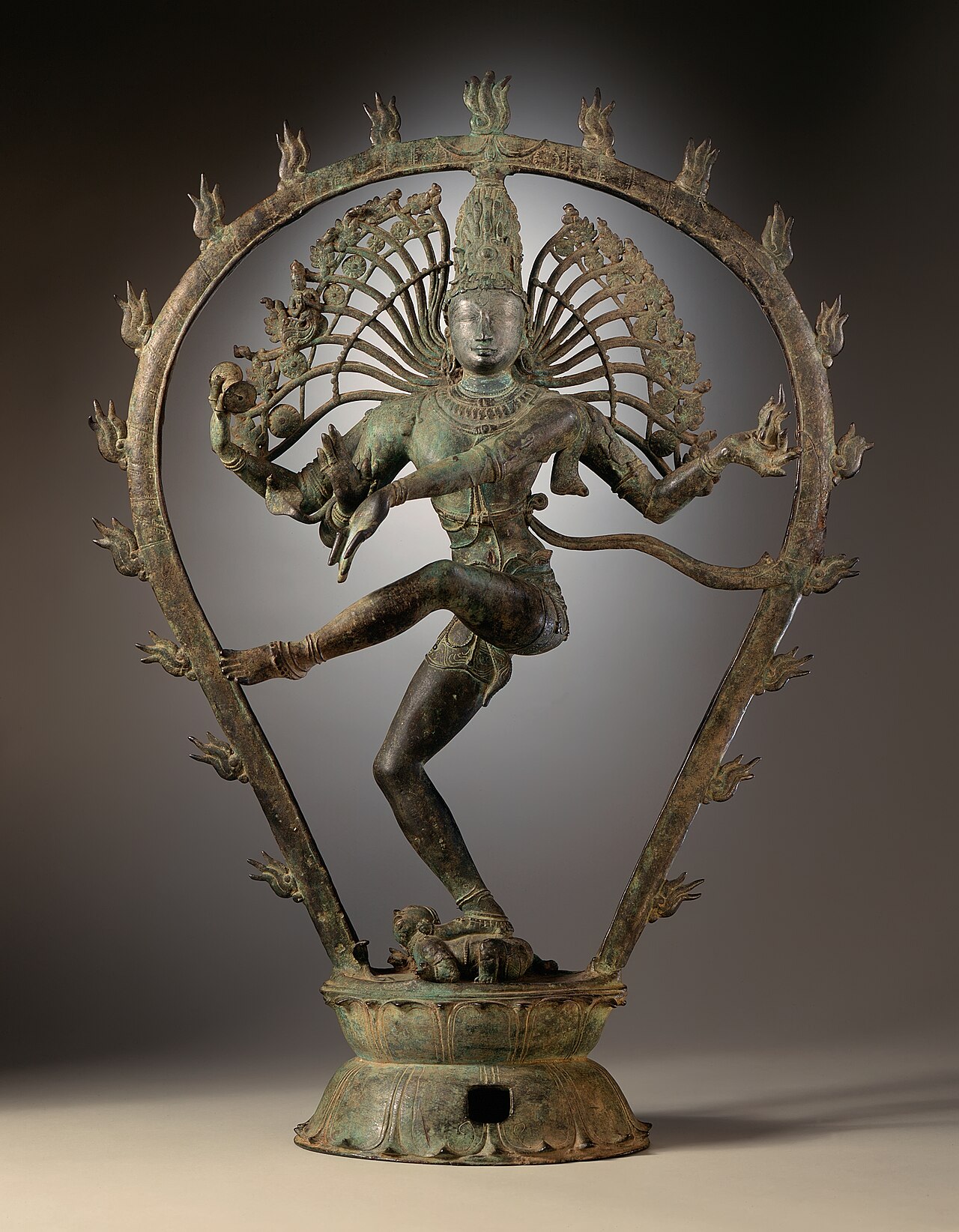 Click to enlarge Shiva as Lord of the Dance (Nataraja)