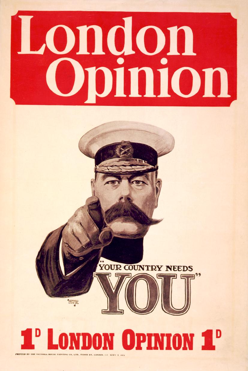Click to enlarge Britons (Lord Kitchener) Wants You