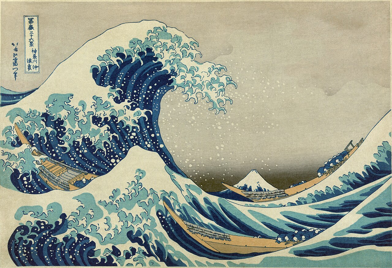 Click to enlarge The Great Wave off Kanagawa