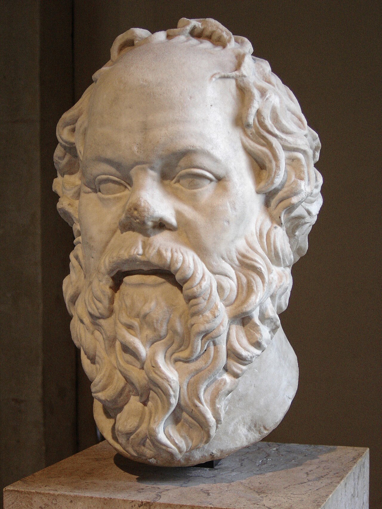 Click to enlarge Socrates (Louvre Bust)