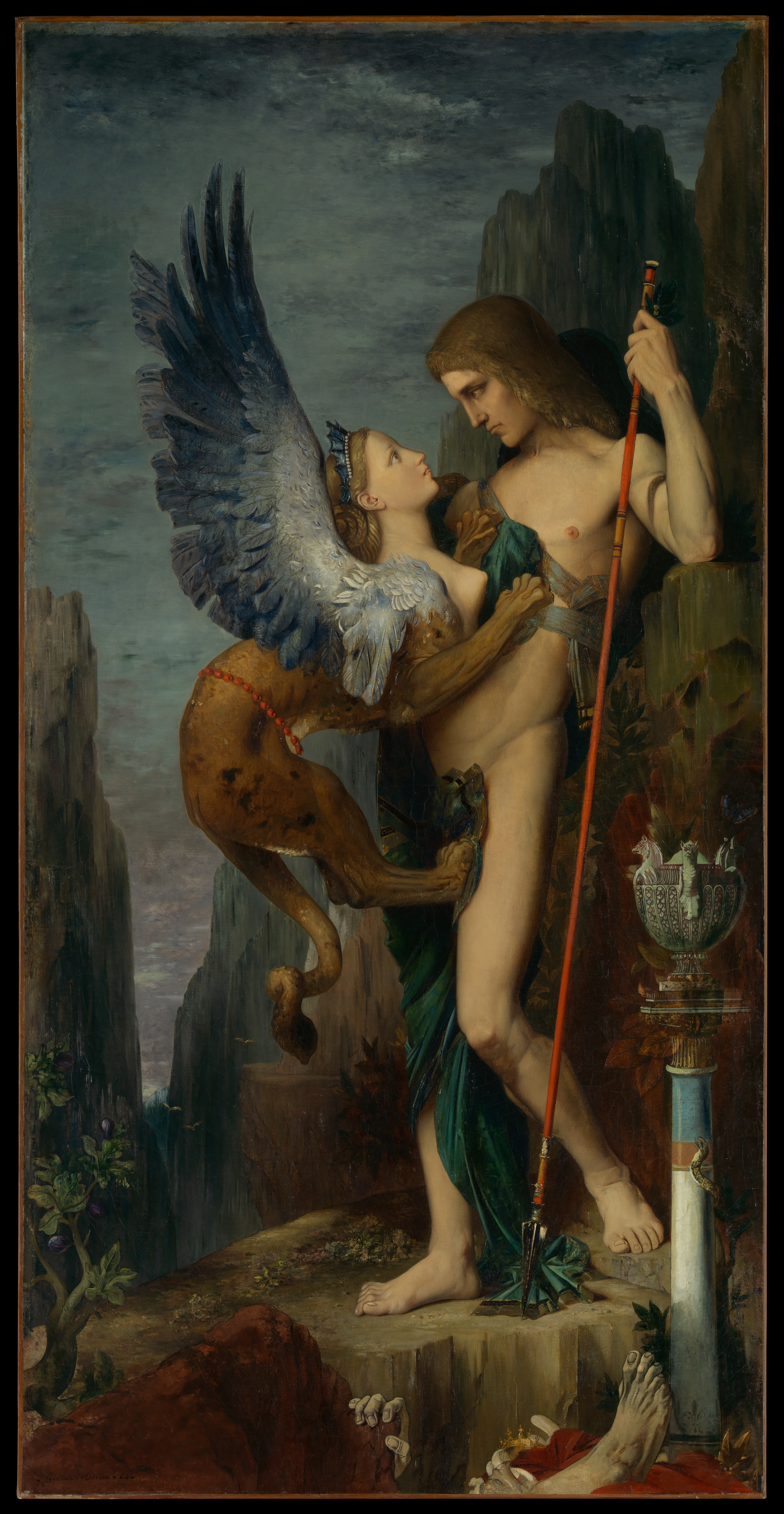 Click to enlarge Oedipus and the Sphinx