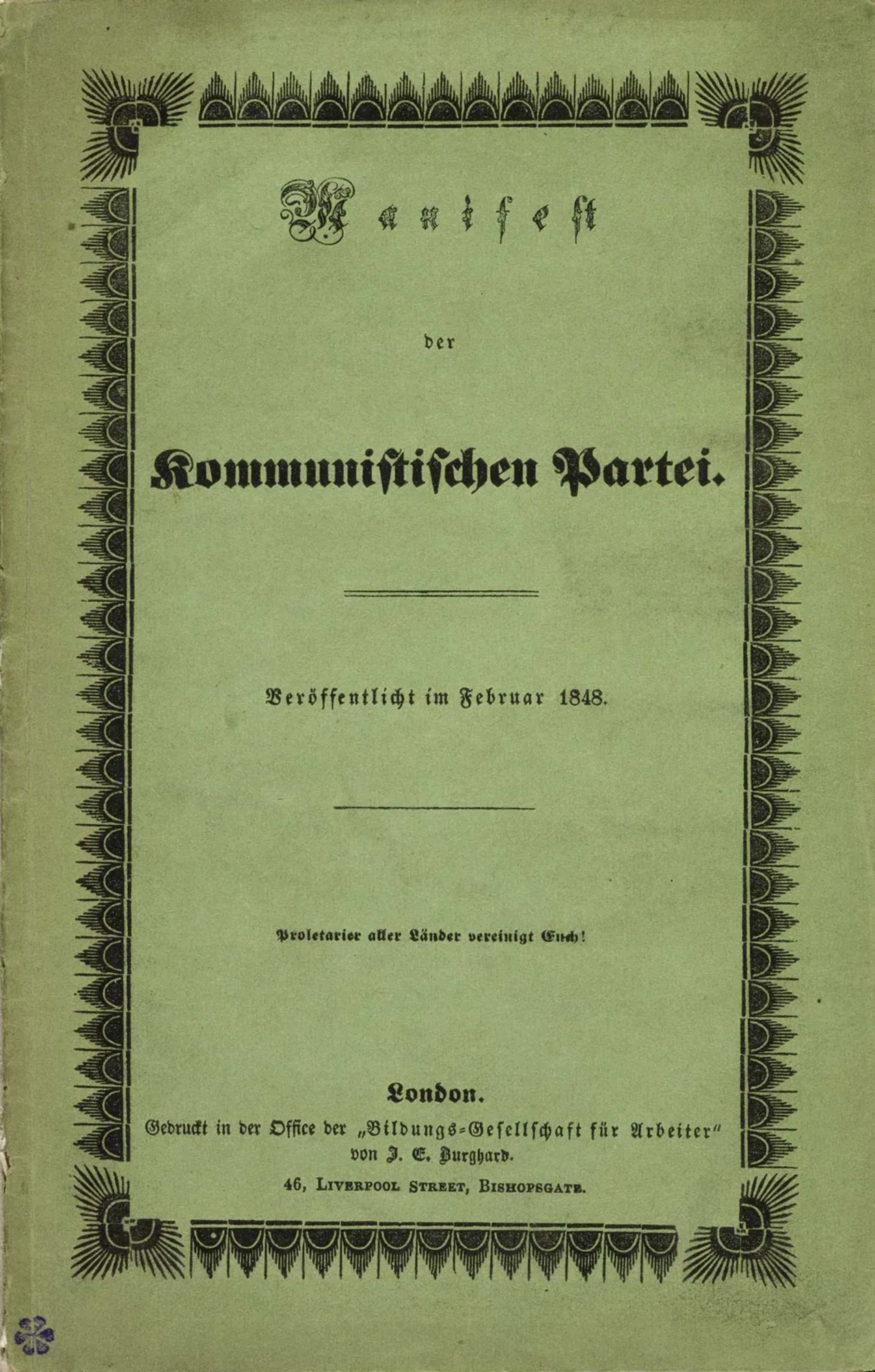 Click to enlarge The Communist Manifesto